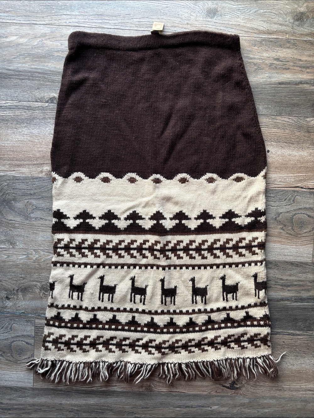 NWT Peruvian Connection alpaca wool/silk skirt XL